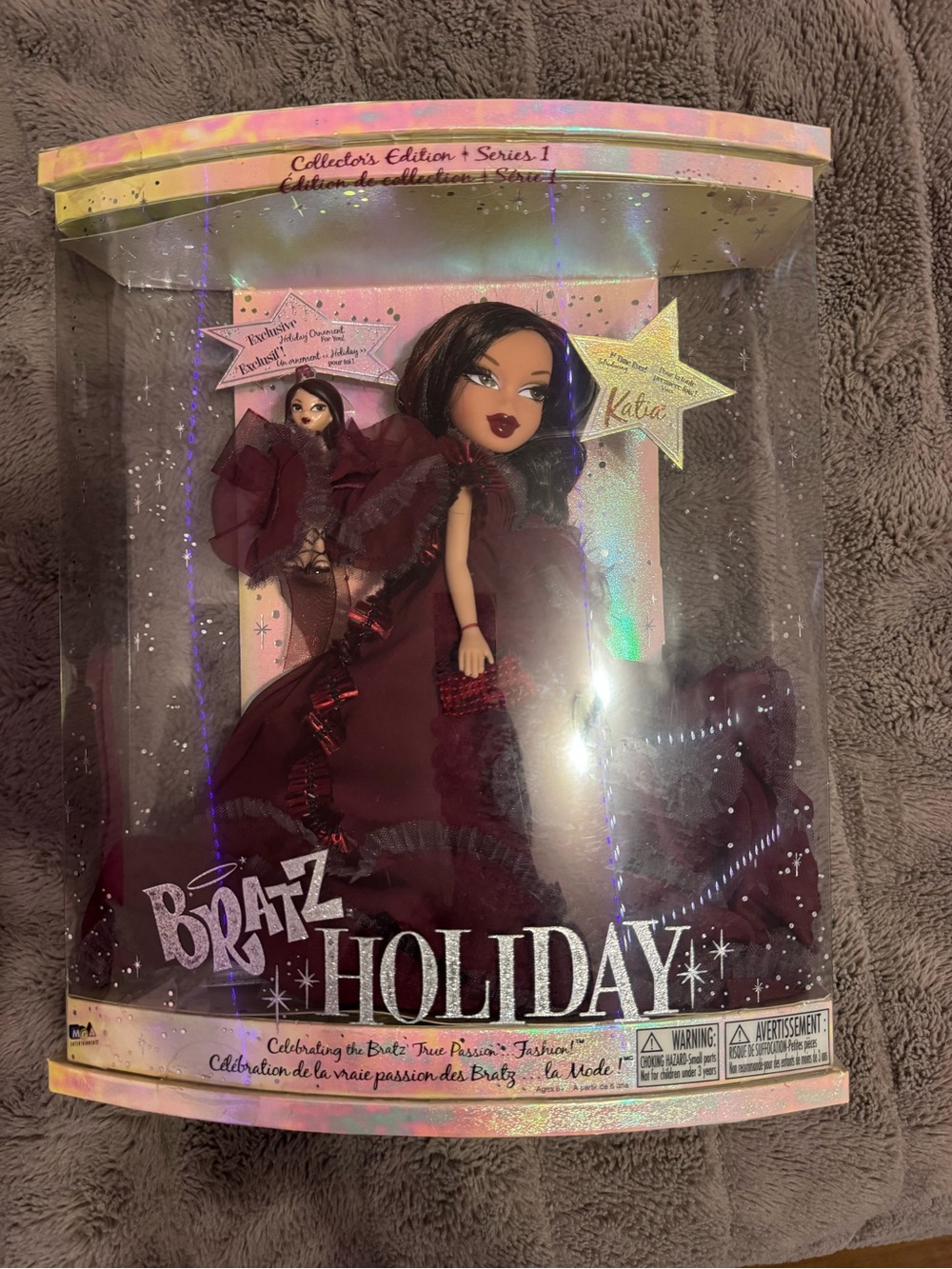 Bratz Holiday Collector's Edition Katia Doll - Burgundy
